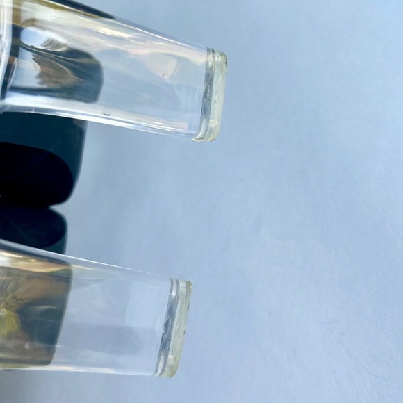 Andrew Marc Alexa Black Fabric Point Toe Plastic Heels size 10 - Picture 13 of 14